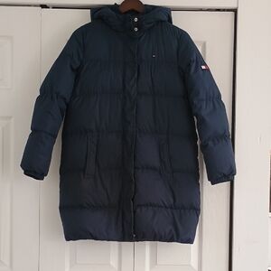 Tommy Hilfiger Dark Navy Blue Down Coat